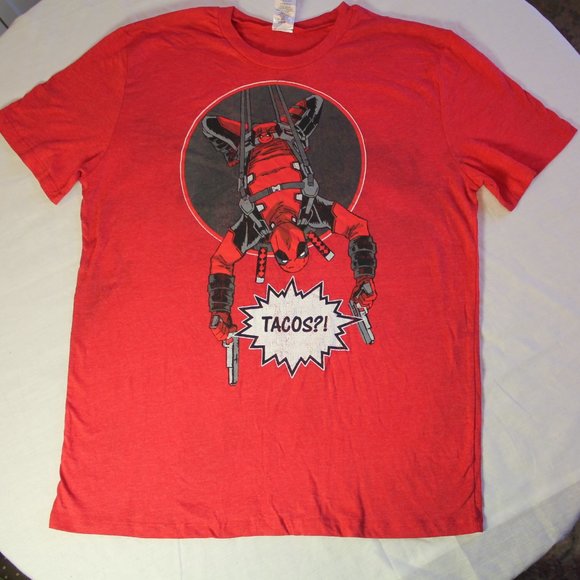 Red deadpool loot crate shirt large - Picture 2 of 3